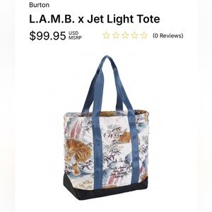 Burton L.A.M.B. x Jet Light Tote - Blue and Black